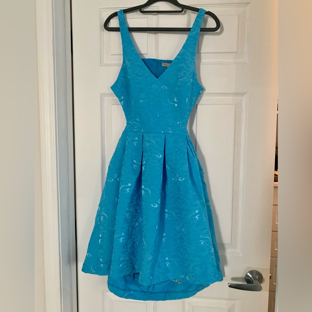 Champagne and Strawberries cutout dress NWT